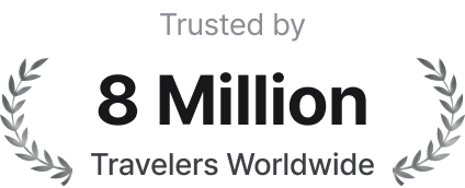 Vertraut von über 8 Millionen Reisenden