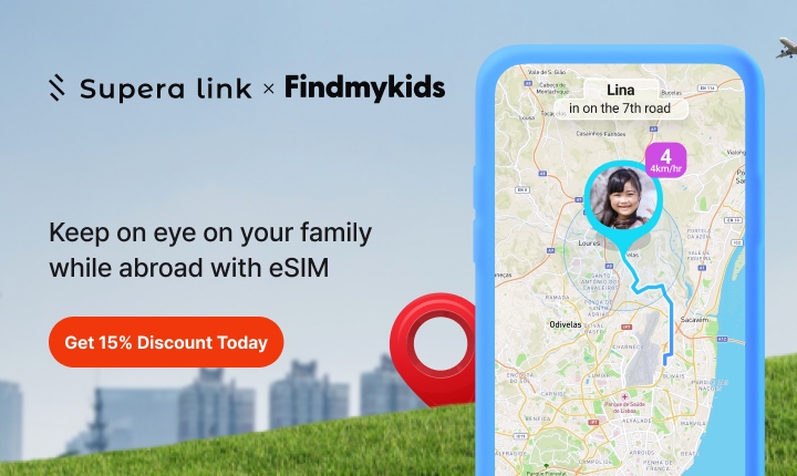 Findmykids x Superalink Banner