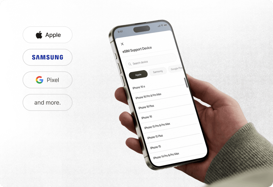 Guide to checking which cell phones support prepaid eSIMs